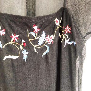 Vintage | Ashlee Black Sheer Dress